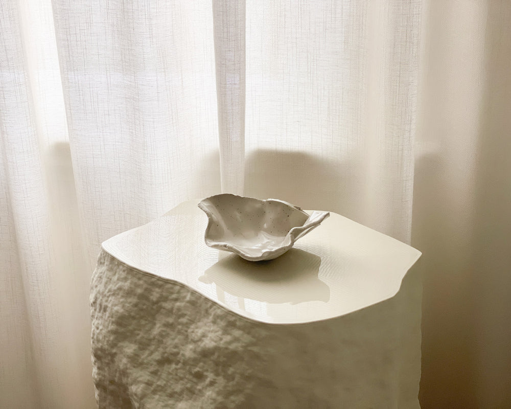 Papier Dish | Cream Speckle