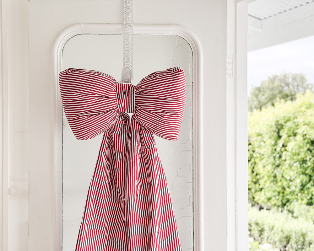Luxe Bow | Peppermint Stripe