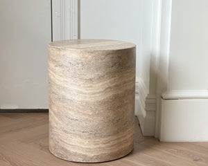 Pillar Stool | River Travertine