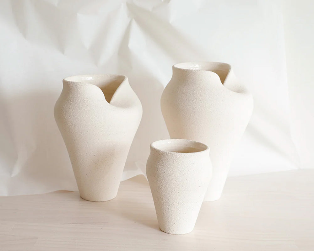Author Ceramics | Pillow Vase | Sand Dune | Medium