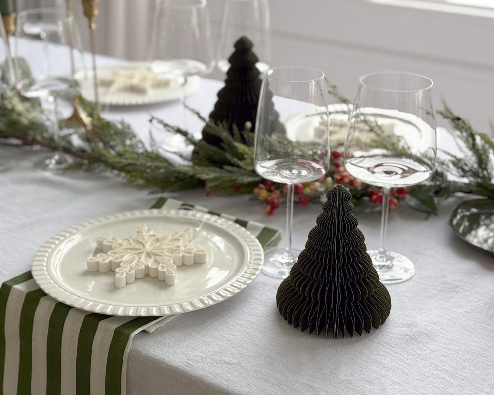Standing Paper Tree Christmas Decoration | Pine | 15cm