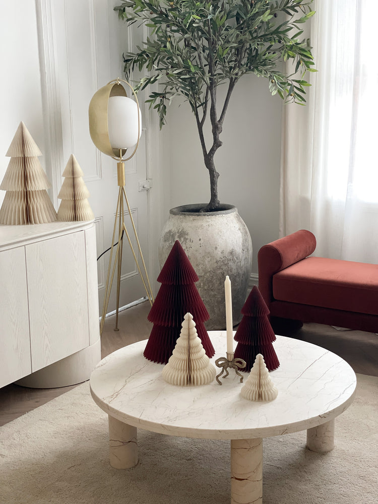 Luxe Paper Tree Decoration | Ruby | 45cm