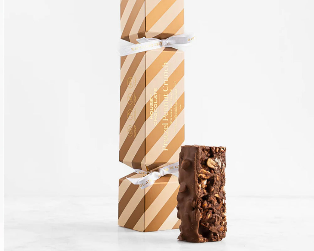 House of Chocolate | Pretzel Peanut Crunch Christmas Cracker