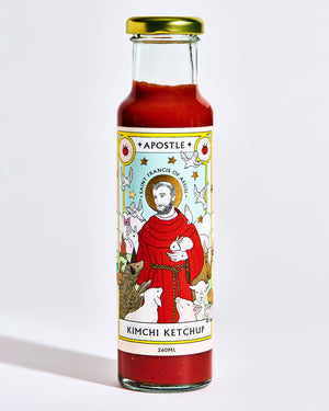 Apostle Hot Sauce | Saint Francis of Assisi Kimchi Ketchup