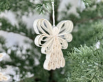 Quilling Angel Hanging Christmas Decoration | Ivory