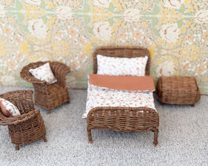 Miniature Rattan Lounge Set