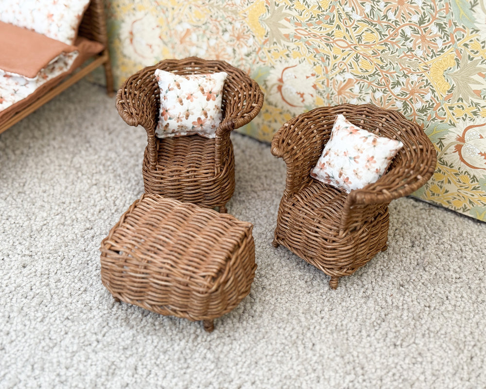 Miniature Rattan Lounge Set