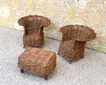 Miniature Rattan Lounge Set