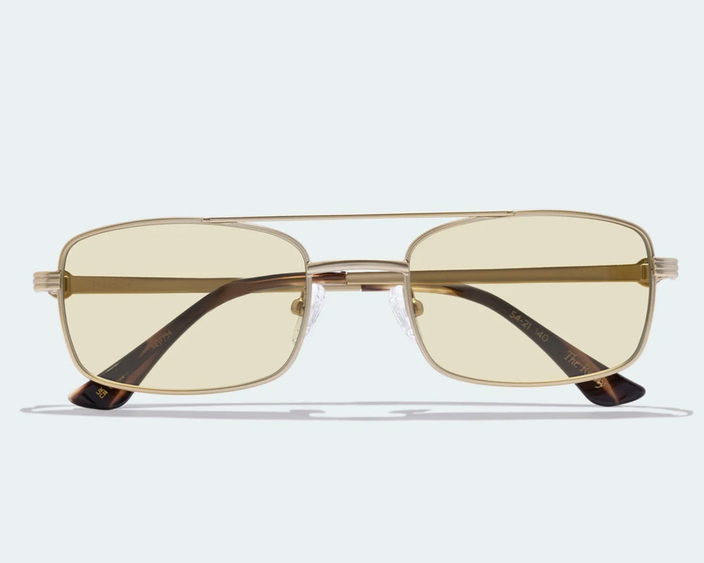Luv Lou Sunglasses | The Rocky | Brushed Gold
