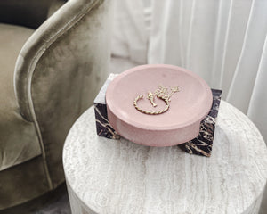 Pedestal Bowl | Rouge Marble