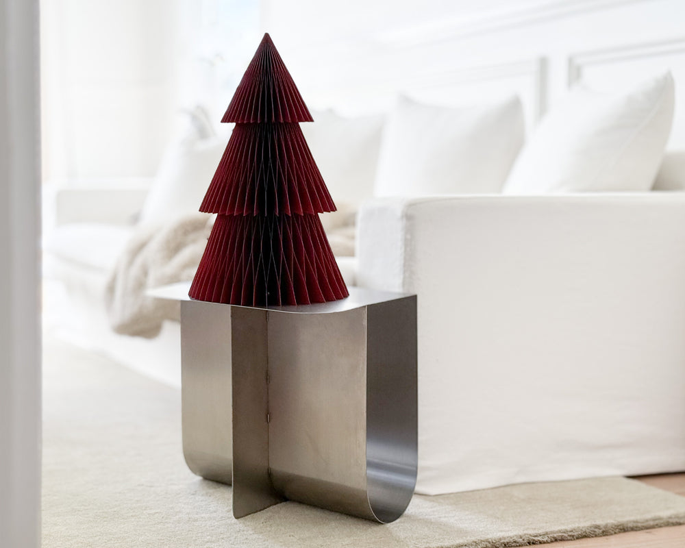 Luxe Paper Tree Decoration | Ruby | 45cm