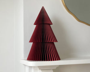 Luxe Paper Tree Decoration | Ruby | 45cm