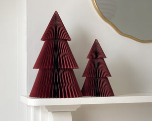 Luxe Paper Tree Decoration | Ruby | 45cm
