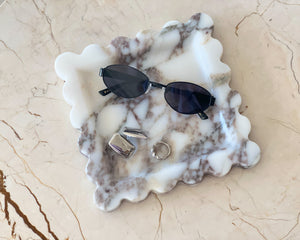 Scalloped Marble Dish | Bulgari