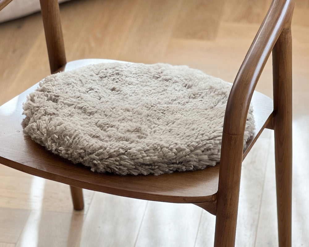 Sheepskin Cushion | Natural Short Wool