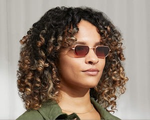 Moscot Sunglasses | Shmooz | Gold