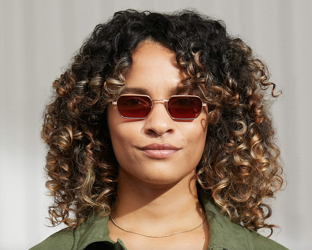Moscot Sunglasses | Shmooz | Gold