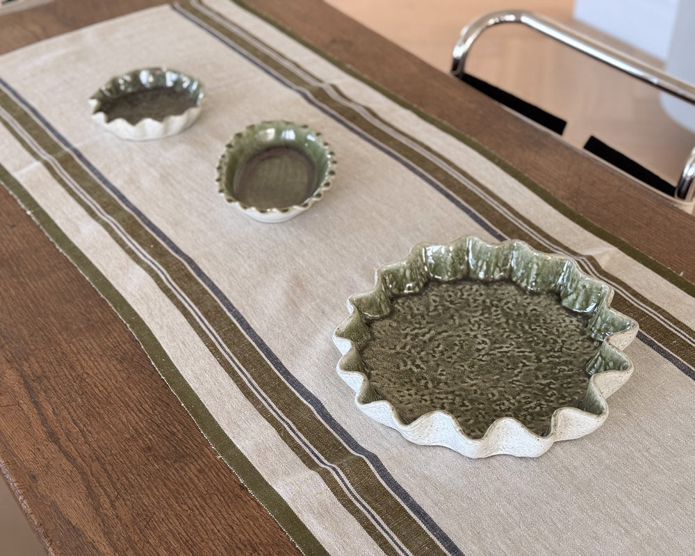 Large Sicilian Ceramic Dish | Olive