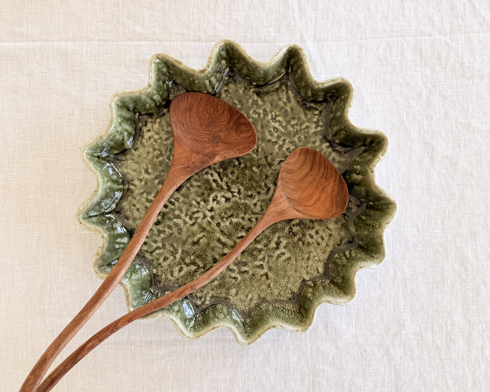 Large Sicilian Ceramic Dish | Olive