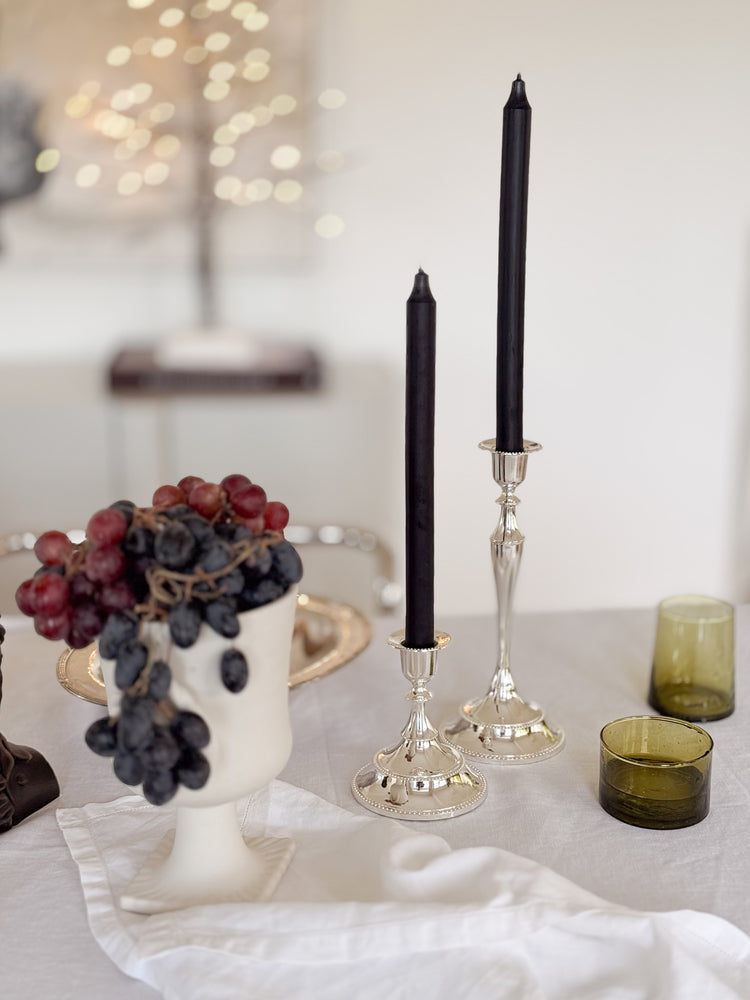 Reverie Silver Candle Holders | Set of 2
