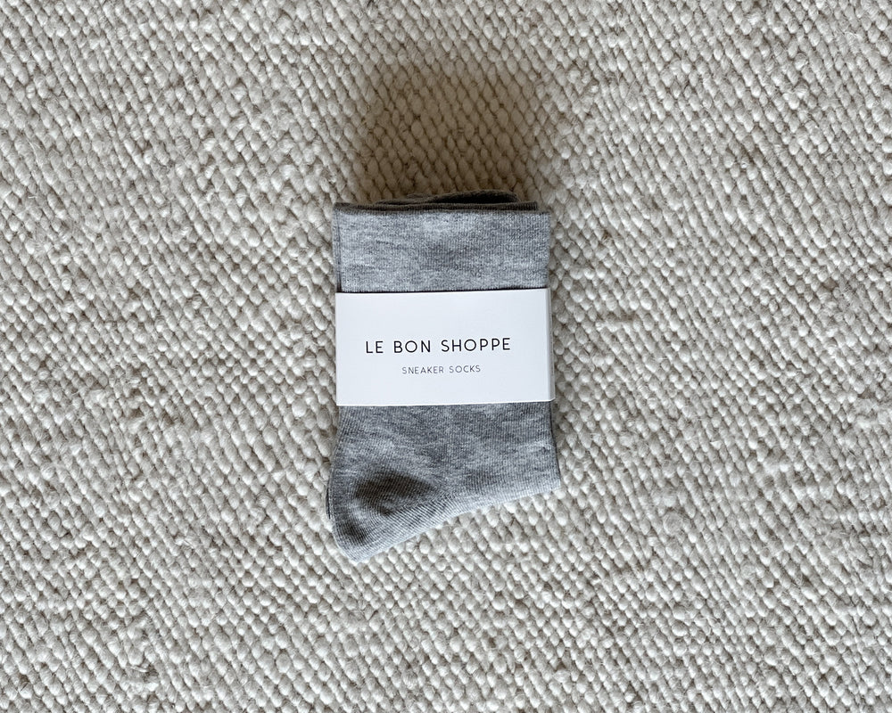 Le Bon Shoppe | Sneaker Socks | Grey