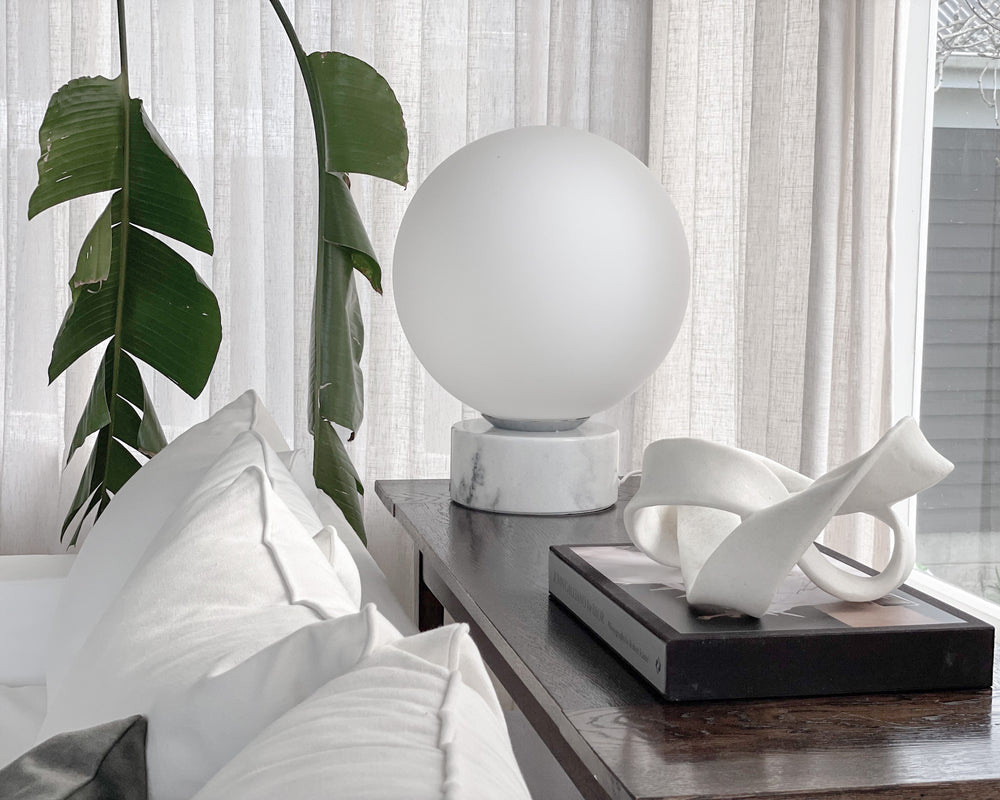 Hubsch | Sphere Floor Lamp | White