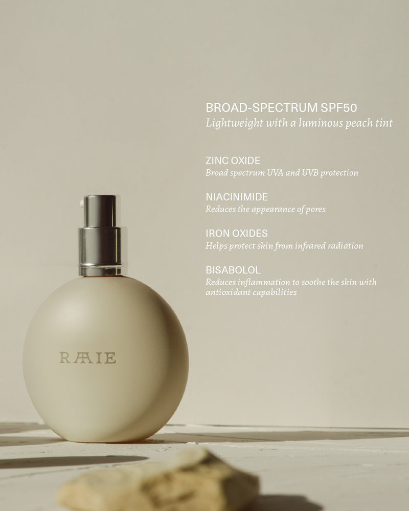 Raaie Skincare | Sun Milk Drops Tinted SPF50