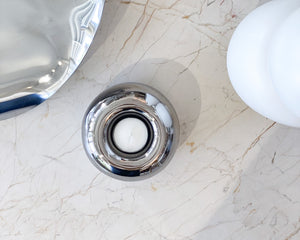 Droplet Tea Light Holder | Silver