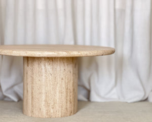 Luca Travertine Coffee Table