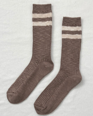 Le Bon Shoppe | Cottage Varsity Socks | Flax Varsity