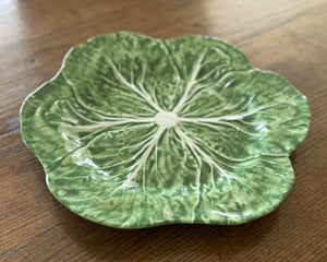 Cabbage Leaf Round Platter | Verde