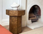 Vintage Burlwood Side Table | Walnut