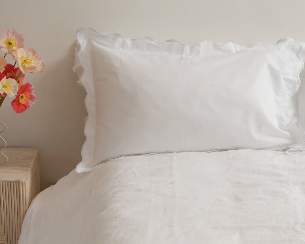 Celine Pillowcase Pair | White