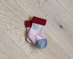 Yahae Socks | Organic Cotton Ploot Baby Socks | Red
