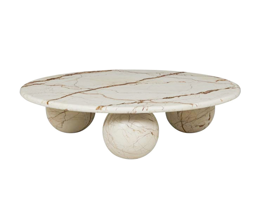 Vitrine Sphere Marble Table