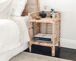 Cane Cubby Sidetable | Natural
