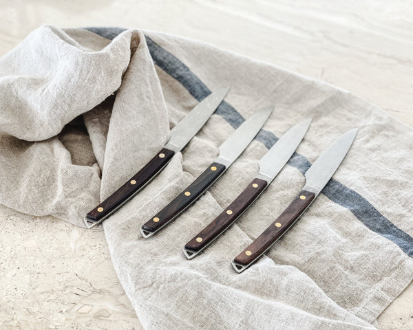 Rosewood Steak Knives by Costa Nova - Set of 4