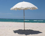 Business & Pleasure | Premium Beach Umbrella | Lauren Sage Stripe