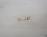 Sophie | You Rock Rectangle Studs | Clear