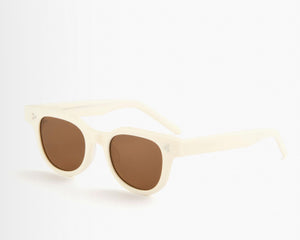Akila Sunglasses | Legacy | Ivory & Black Lenses
