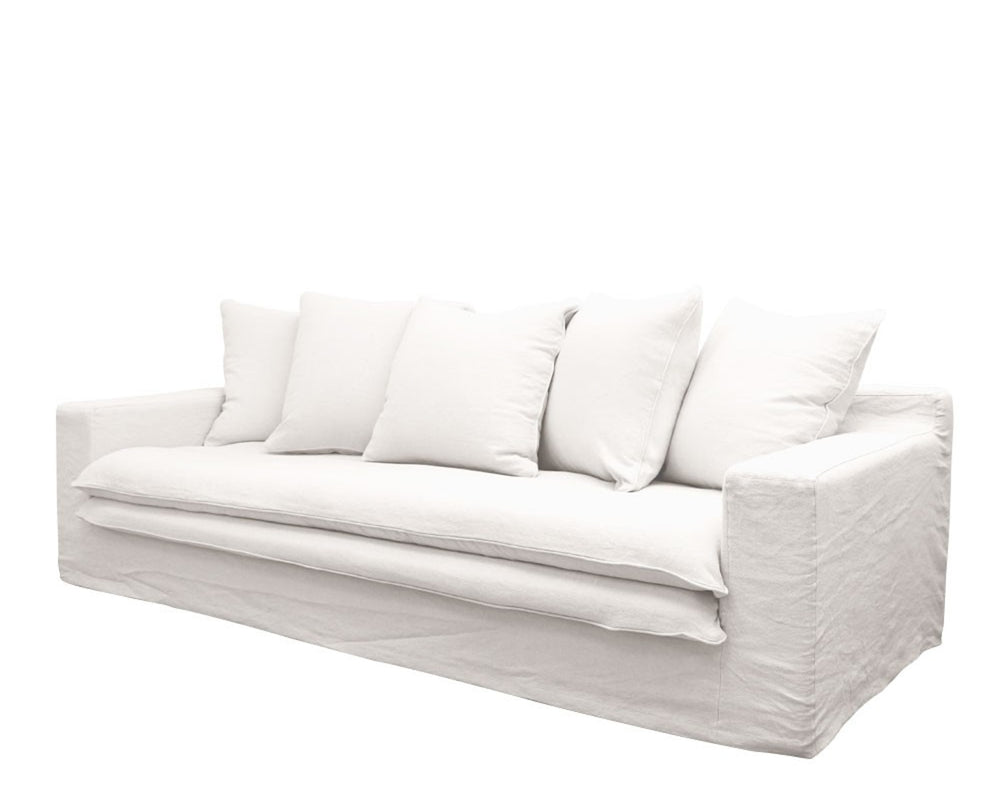 York Sofa Cover Set | 3 Seater | Milk