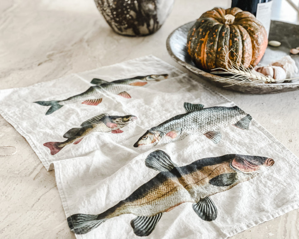 Linen Tea Towel | Big Fish