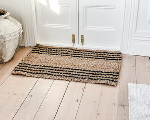 
            
                Load image into Gallery viewer, Winston Black Stripe Doormat
            
        