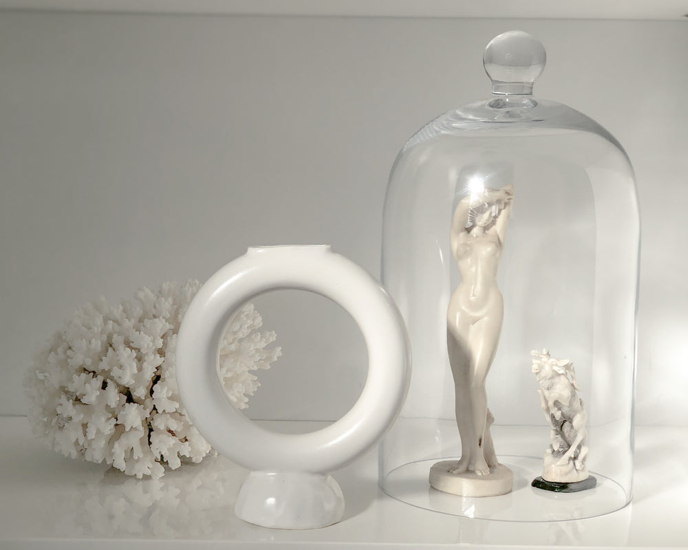 Ring Vase | Satin White