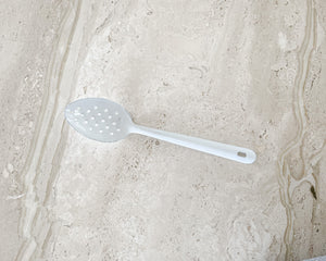 Enamel Perforated Spoon