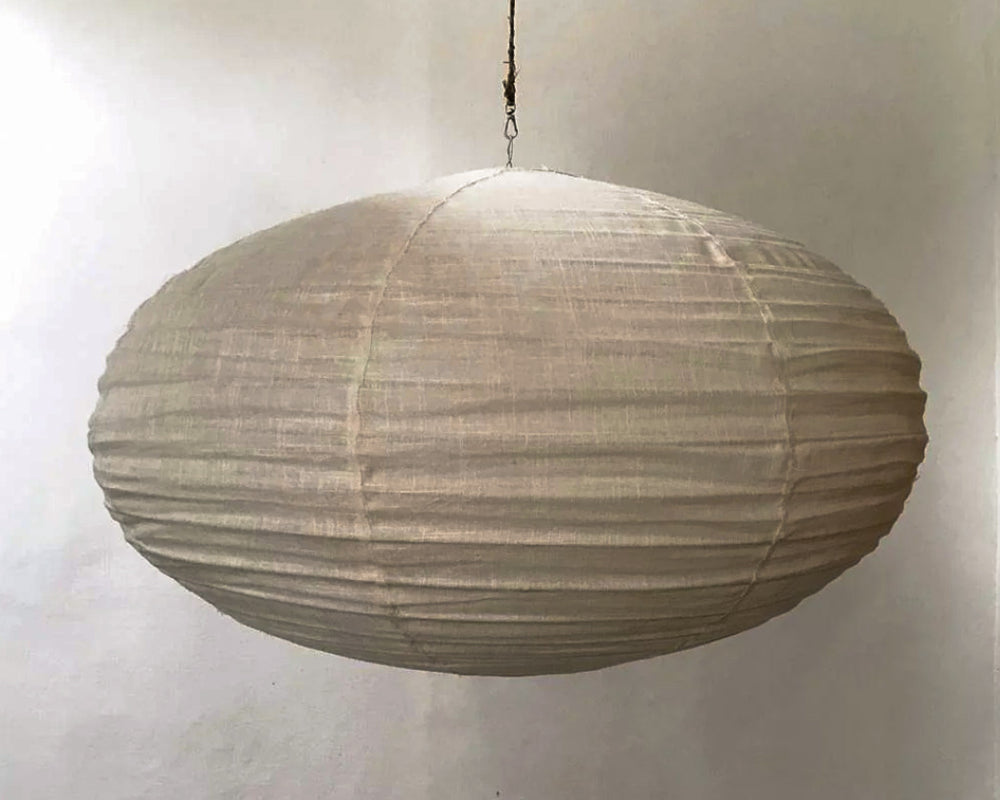 Wabi Linen Shade | Oval | Natural | 60cm