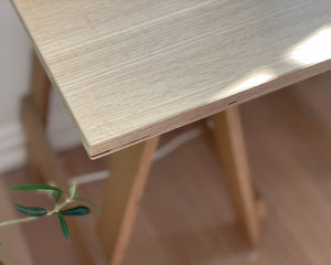 Trestle Desk | Oak Plywood