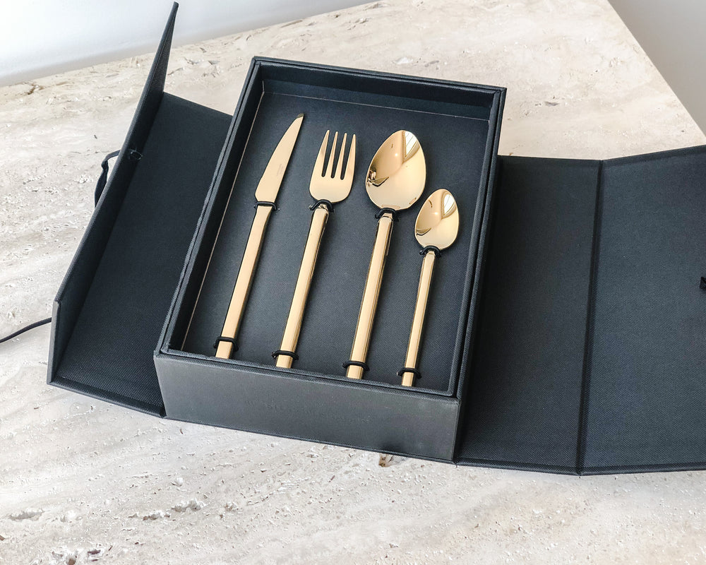 Broste Gold Cutlery Set
