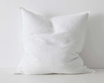 Como Linen Cushion | Snow 60 x 60