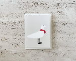 Seagull Red Scarf Card